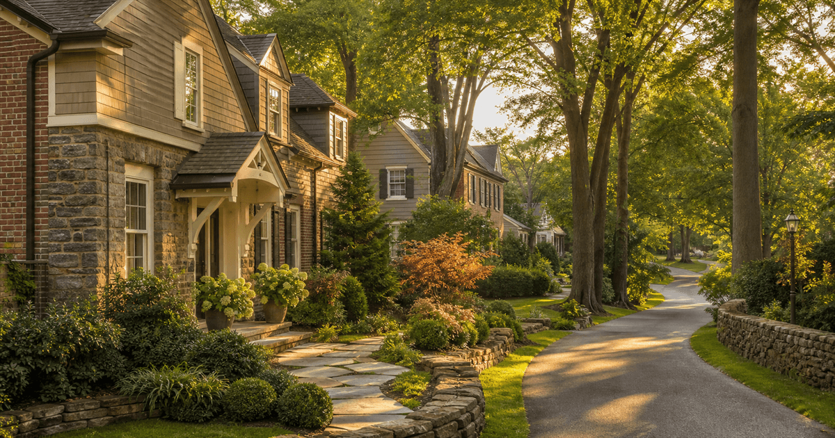 Walk Chesterbrook with your agent — a virtual showing on TourTheBlock